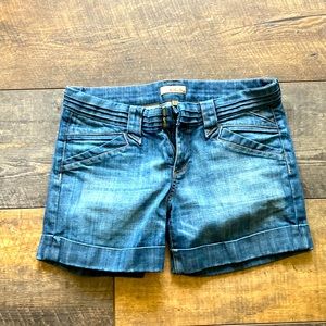 See Through Soul jean shorts